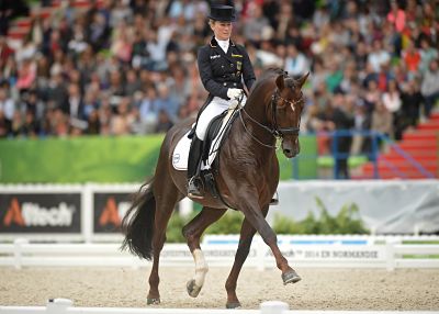 Aug 27 2014 Helen Langehanenberg from Germany riding Damon Hill NRW during the Dressage Grand P Aug. 27, 2014 - Helen Langehanenberg from Germany riding Damon Hill NRW, during the Dressage Grand Prix Special Individual Competition at the Alltech FEI World Equestrian Games 2014 held at the Stade d Ornano in Caen, Normandy, France. Wednesday, 27th August 2014. Photographer: Artur Widak / Nur Photo UK Charlotte DUJARDIN wins GOLD in the Dressage Grand Prix Special in AllTech FEI World equestrian Games 2014 PUBLICATIONxINxGERxSUIxAUTxONLY - ZUMAn23 Aug 27 2014 Helen Langehanenberg From Germany riding Damon Hill NRW during The Dressage Grand Prix Special Individual Competition AT The Alltech Fei World Equestrian Games 2014 Hero AT The Stade D Ornano in Caen Normandy France Wednesday 27th August 2014 Photographer Artur only Photo UK Charlotte Dujardin Wins Gold in The Dressage Grand Prix Special in Alltech Fei World Equestrian Games 2014 PUBLICATIONxINxGERxSUIxAUTxONLY