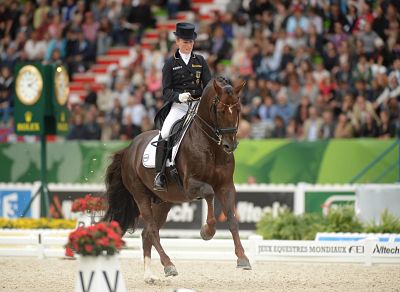 Aug 27 2014 Helen Langehanenberg from Germany riding Damon Hill NRW during the Dressage Grand P Aug. 27, 2014 - Helen Langehanenberg from Germany riding Damon Hill NRW, during the Dressage Grand Prix Special Individual Competition at the Alltech FEI World Equestrian Games 2014 held at the Stade d Ornano in Caen, Normandy, France. Wednesday, 27th August 2014. Photographer: Artur Widak / Nur Photo UK Charlotte DUJARDIN wins GOLD in the Dressage Grand Prix Special in AllTech FEI World equestrian Games 2014 PUBLICATIONxINxGERxSUIxAUTxONLY - ZUMAn23 Aug 27 2014 Helen Langehanenberg From Germany riding Damon Hill NRW during The Dressage Grand Prix Special Individual Competition AT The Alltech Fei World Equestrian Games 2014 Hero AT The Stade D Ornano in Caen Normandy France Wednesday 27th August 2014 Photographer Artur only Photo UK Charlotte Dujardin Wins Gold in The Dressage Grand Prix Special in Alltech Fei World Equestrian Games 2014 PUBLICATIONxINxGERxSUIxAUTxONLY