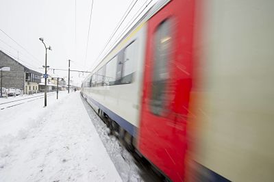 LIBRAMONT BELGIUM Illustration shows a train of Belgian railway company SNCB NMBS at the stat - LIBRAMONT, BELGIUM: Illustration shows a train of Belgian railway company SNCB - NMBS at the station of Libramont, in Luxembourg province, Monday 23 February 2015. PUBLICATIONxINxGERxSUIxAUTxONLY ANTHONYxDEHEZ 04574021 Libramont Belgium Illustration Shows a Train of Belgian Railway Company SNCB AT The Station of Libramont in Luxembourg Province Monday 23 February 2015 PUBLICATIONxINxGERxSUIxAUTxONLY 04574021