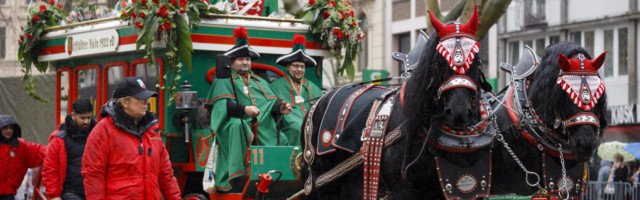 Pferde beim Kölner Rosenmontagszug 2020. Köln, 24.02.2020 *** Horses at the Cologne Rose Monday Parade 2020 Cologne, 24 Pferde beim Kölner Rosenmontagszug 2020. Köln, 24.02.2020 *** Horses at the Cologne Rose Monday Parade 2020 Cologne, 24 02 2020 Foto:xC.xHardtx/xFuturexImage 