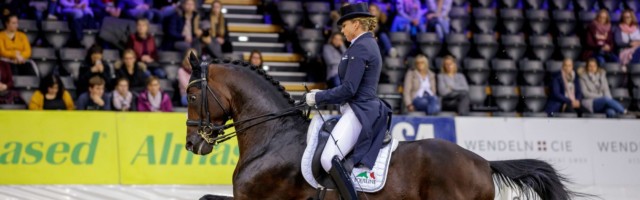 Oldenburg - AGRAVIS Cup 2019 SCHNEIDER Dorothee (GER), Quantum Vis MW Oldenburg - AGRAVIS Cup 2019 Louisdor Preis Nat. Dressurprüfung Kl. S*** für Nachwuchspferde 01. November 2019 © www.sportfotos-lafrentz.de/Stefan Lafrentz 
