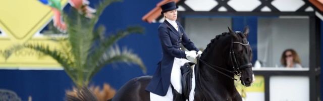 Hagen a T W Deutschland 24 April 2015 Horses and Dreams 2015 Nr 3 Int Dressurpruefung Gran Hagen a.T.W., Deutschland 24. April 2015: Horses and Dreams 2015 - Nr. 3 Int. Dressurpruefung - Grand Prix de Dressage - CDI4 - Qualifikation Grand Prix Special. Nadine Capellmann (Deutschland) und Dark Dynamic. mt Hagen A T w Germany 24 April 2015 Horses and Dreams 2015 No 3 Int Dressurpruefung Grand Prix de Dressage CDI4 Qualification Grand Prix Special Nadine Capellmann Germany and Dark Dynamic Mt 