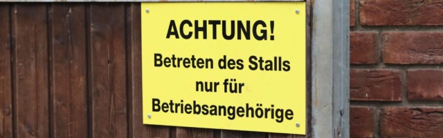 05 09 2018 Muenchehofe Brandenburg GER Hinweisschild Zutritt des Stalls nur fuer Betriebsange 05.09.2018, Muenchehofe, Brandenburg, GER - Hinweisschild - Zutritt des Stalls nur fuer Betriebsangehoerige. (Schild, Hinweisschild, Hinweis, Unbefugte, Kein Zutritt, Betreten verboten, Achtung, Betreten nur fuer Betriebsangehoerige, Stall, Stalltuer, Pferdestall, Reitbetrieb, Betrieb, Reitverein, Betriebsangehörige, Stalltür) 180905D497TIERARZT.JPG *** 05 09 2018 Muenchehofe Brandenburg GER Information sign Access to stables only for employees Information sign No unauthorized persons No entry prohibited Attention Entering only for employees Stable Stable Door Horse stable Riding company Riding club Company employees Stable door 180905D497TIERARZT JPG 