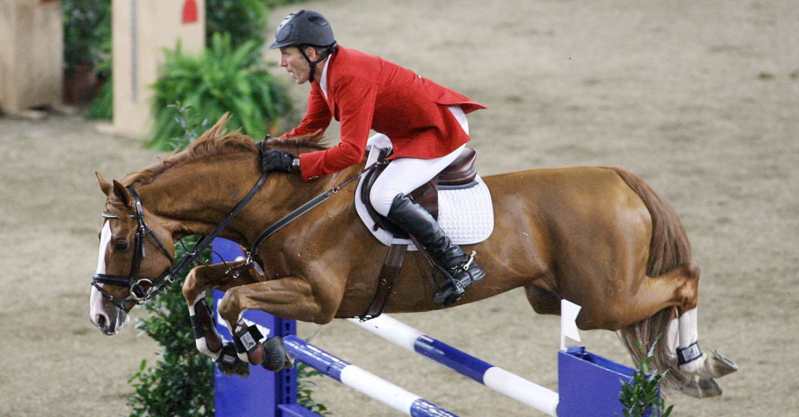 01.09. Bildnummer: 09932395 Datum: 16.11.2007 Copyright: imago/Pressefoto Baumann Reiten Pferdesport Internationales Reit - und Springturnier Stuttgart German Masters 2007 Springreiten Ludger Beerbaum auf Couleur Rubin { ; kbdig 2007 quer Pferd Reitturnier Reitsport Image number 09932395 date 16 11 2007 Copyright imago Baumann riding Equestrian sports International Reit and Spring tournament Stuttgart German Masters 2007 showjumping Ludger Beerbaum on Couleur Rubin Kbdig 2007 horizontal Horse Horse Horse riding 