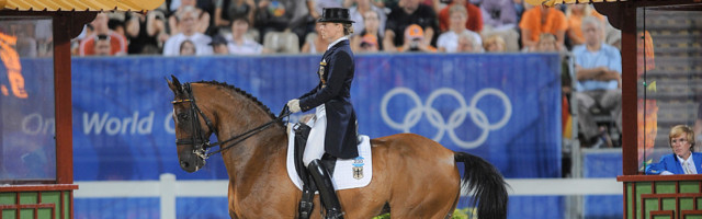 Germany's Isabell Werth on her horse 