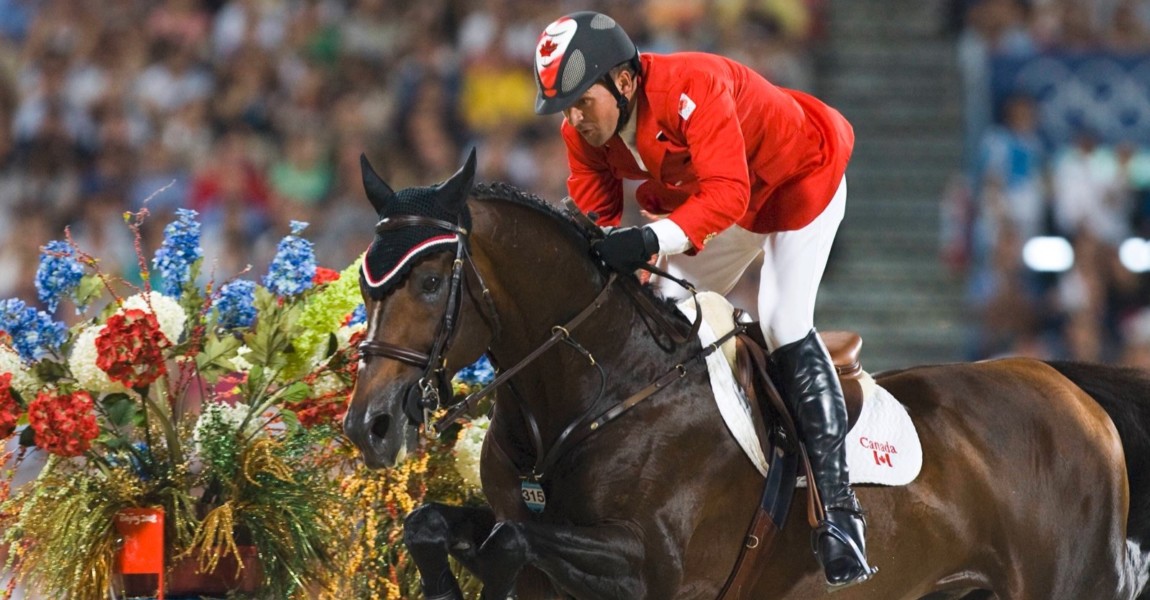 28.8. Bildnummer: 04147183 Datum: 21.08.2008 Copyright: imago/Sven Simon Eric Lamaze (Kanada) auf Hickstead; quer Pferd Hengst Olympische Spiele Peking, 2008, Sommerspiele, Reiten, Reitsport, Springreiten, Springen, Vdig Hongkong, Hong Kong Pferdesport OS Sommer Herren Einzel Einzelbild Aktion Personen Tiere Image number 04147183 date 21 08 2008 Copyright imago Sven Simon Eric Lamaze Canada on Hickstead horizontal Horse Stallion Olympic Games Beijing 2008 Summer Games riding Horse riding showjumping Jump Vdig Hong Kong Hong Kong Equestrian sports OS Summer men Singles Single Action shot Human Beings Animals 