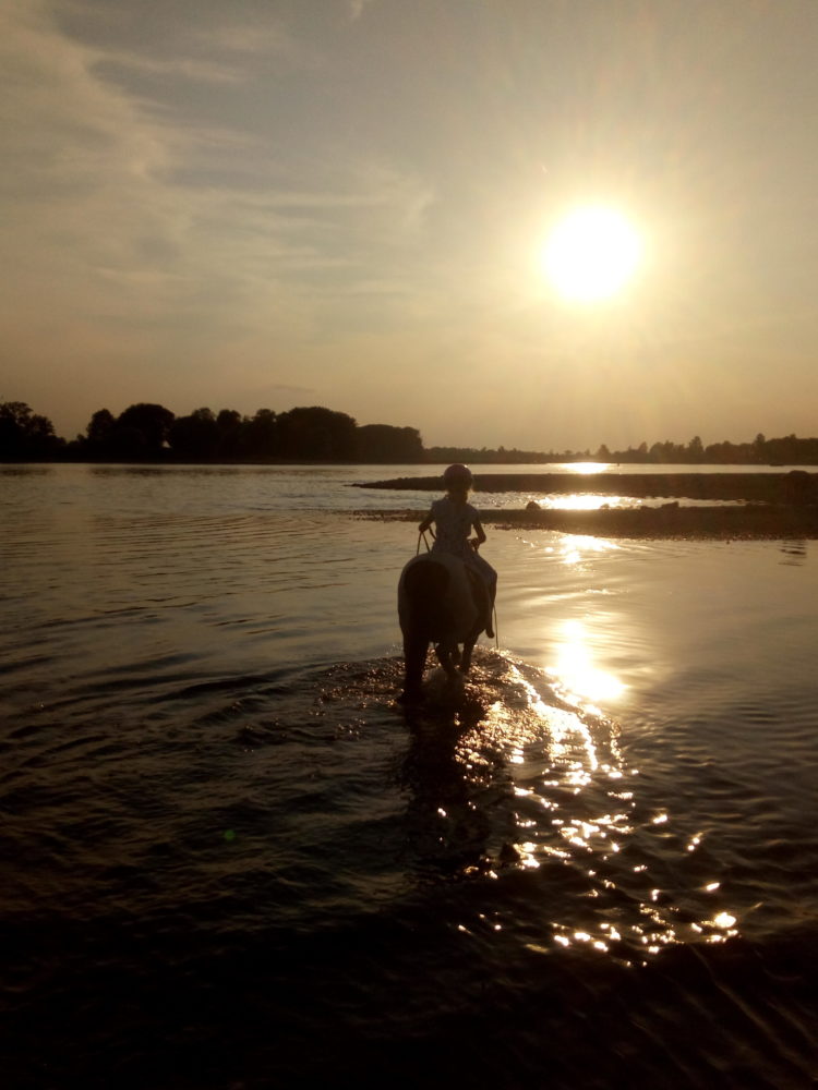Ritt in den Sonnenuntergang!