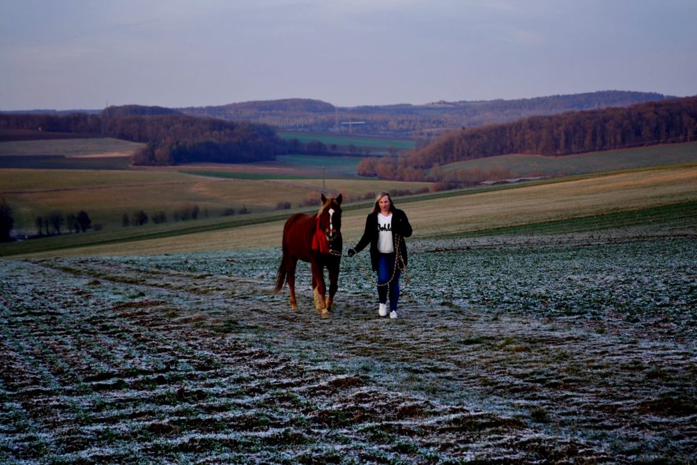 Spaziergang zu zweit